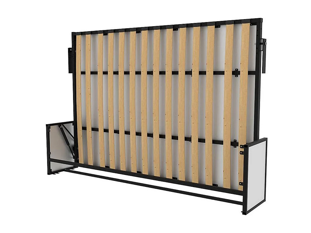 Wallbedking Klappbett Morphy Studio, modulares multifunktionales Klappbett mit Sofa-Modulen (140x200, Horizontal)