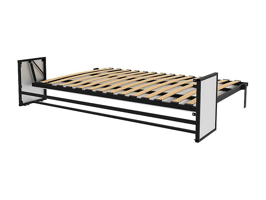 Wallbedking Klappbett Morphy Studio, modulares multifunktionales Klappbett mit Sofa-Modulen (140x200, Horizontal)