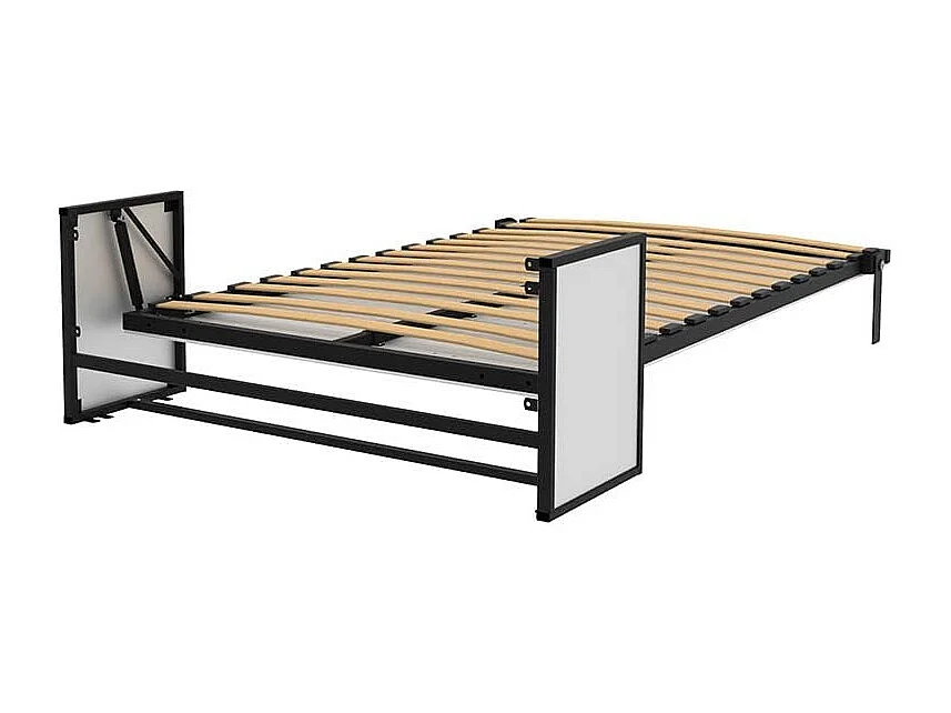 Wallbedking Klappbett Morphy Studio, modulares multifunktionales Klappbett mit Sofa-Modulen (120x190, Vertical)