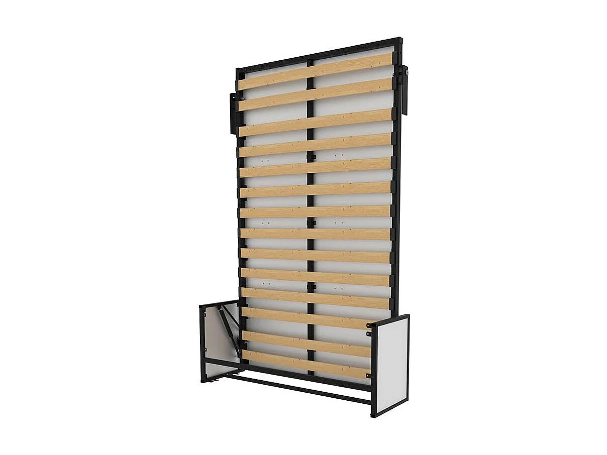 Wallbedking Klappbett Morphy Studio, modulares multifunktionales Klappbett mit Sofa-Modulen (120x200, Vertical)