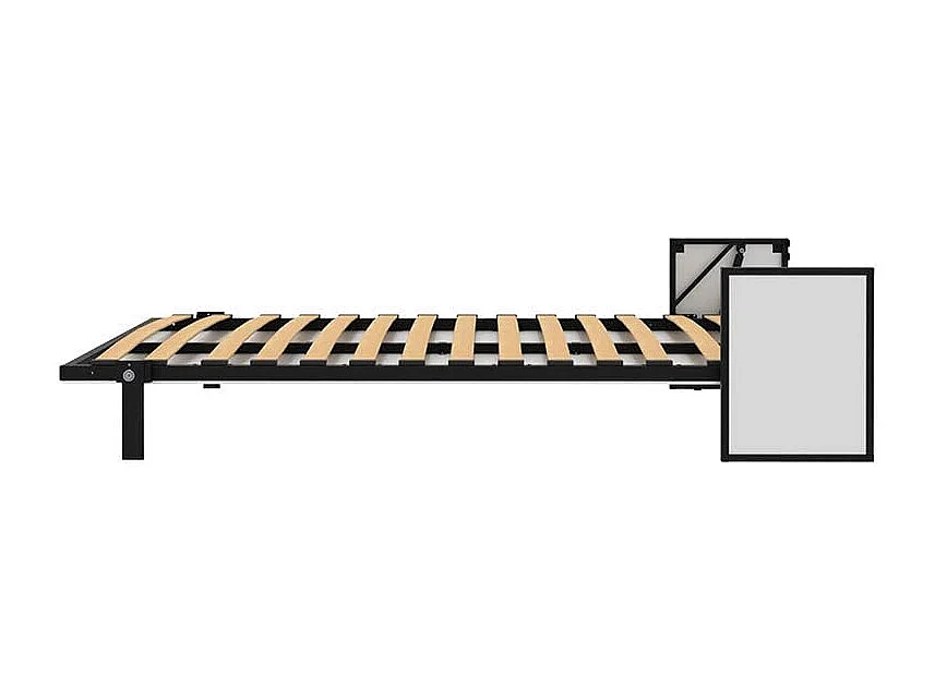 Wallbedking Klappbett Morphy Studio, modulares multifunktionales Klappbett mit Sofa-Modulen (120x200, Vertical)