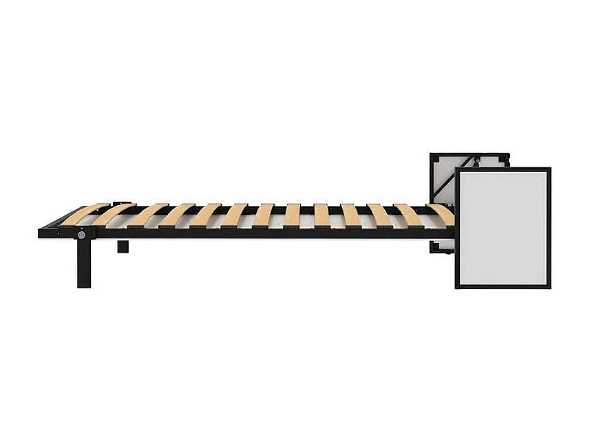Wallbedking Klappbett Morphy Studio, modulares multifunktionales Klappbett mit Sofa-Modulen (100x200, Vertical)
