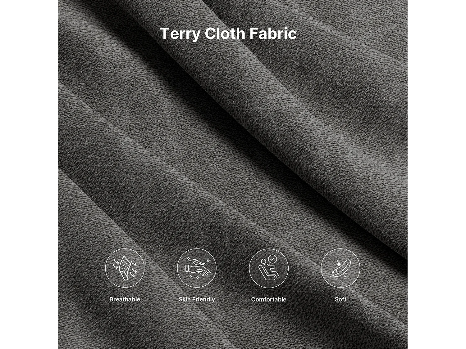 Bealife Canapé d’angle modulable 5 modes de combinaison, angle droit canapé convertible avec accoudoirs réglables - Gris anthracite