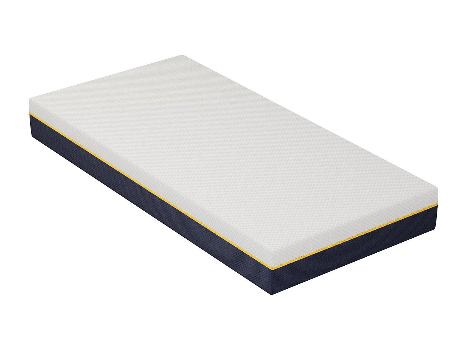 Matelas pour adulte 90 x 200 cm, épaisseur 21 cm (mousse à mémoire de forme + fibres de charbon de bambou)