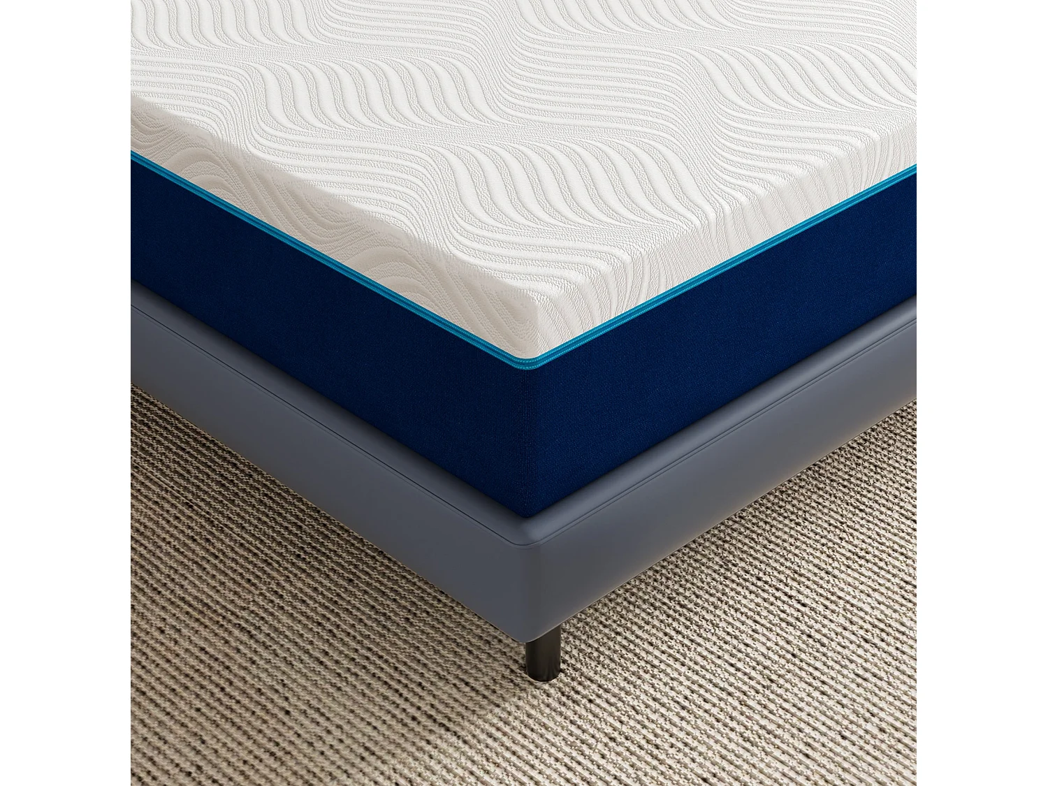 Matelas en Mousse 140x190cm,Épaisseur 20cm