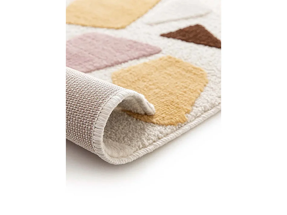 Tapis intérieur - géométrique - multicolore - 120 x 170 cm - FLASHY