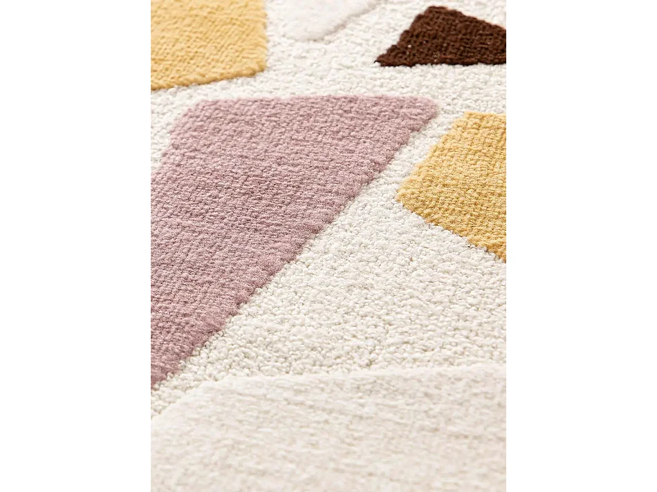 Tapis intérieur - géométrique - multicolore - 120 x 170 cm - FLASHY