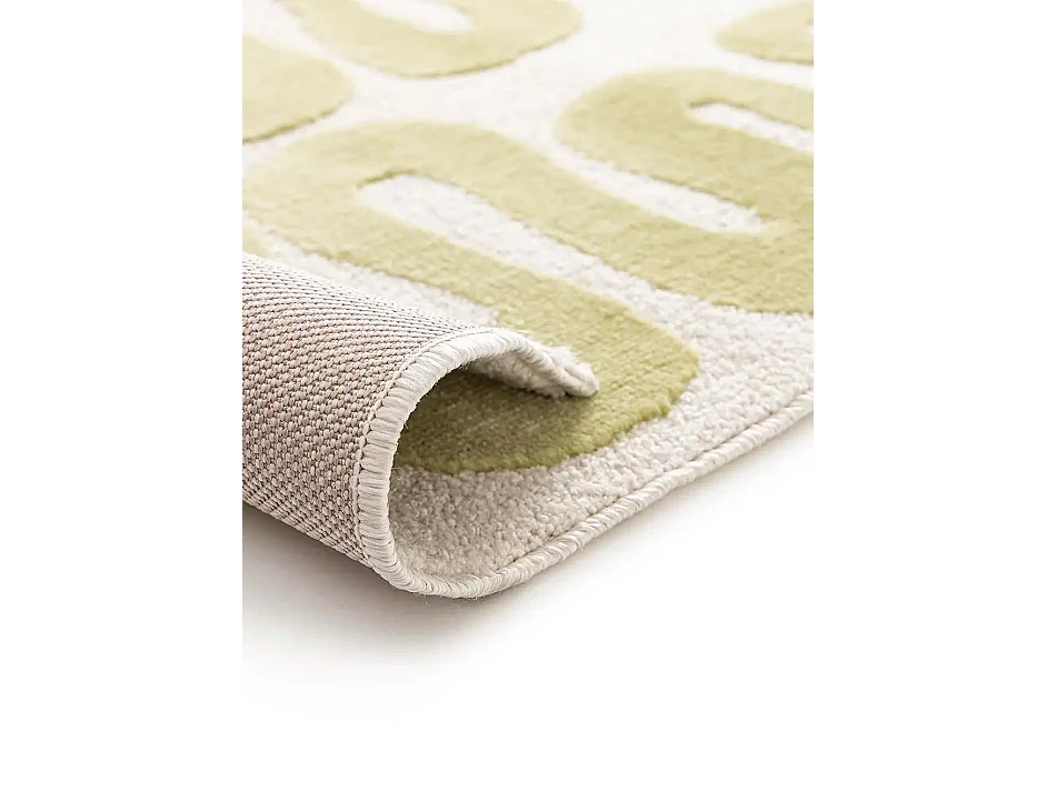 Tapis intérieur - moderne - vert - 120 x 170 cm - FLASHY