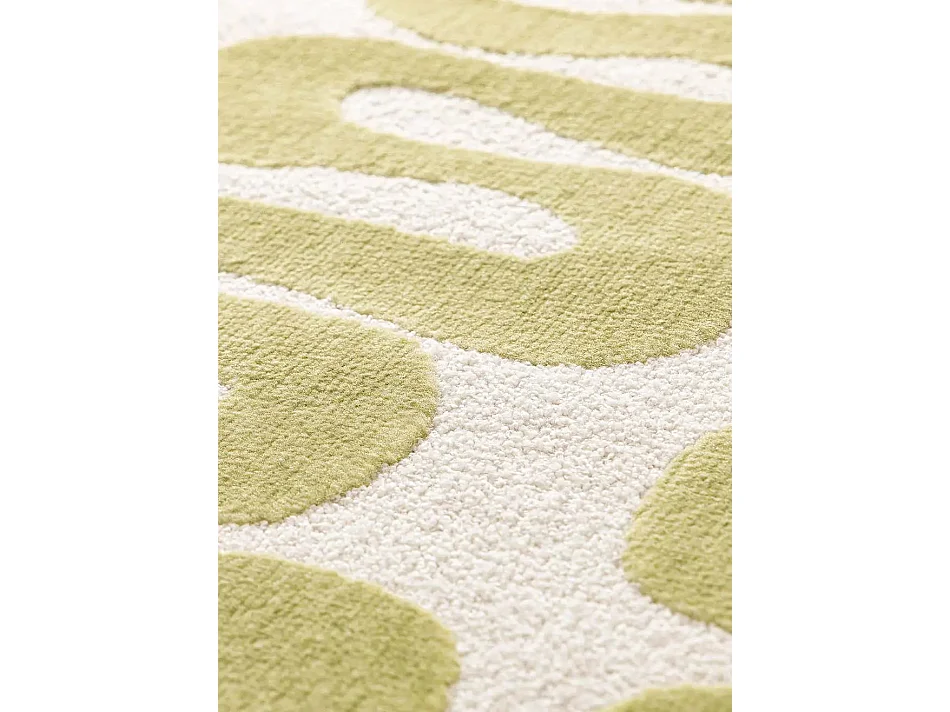 Tapis intérieur - moderne - vert - 120 x 170 cm - FLASHY