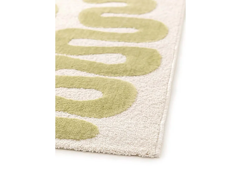 Tapis intérieur - moderne - vert - 120 x 170 cm - FLASHY