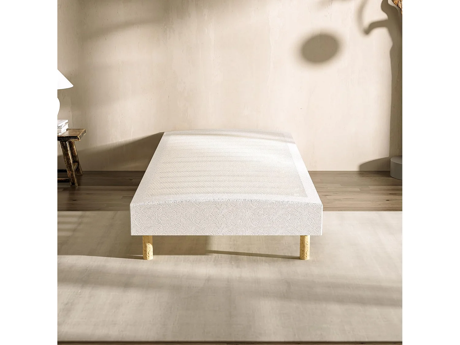 90x190x25 Matelas Ressorts ensachés et sommier Ensemble,  de Forme et Ressorts+Sommier Hauteur du Cadre de lit 29 cm