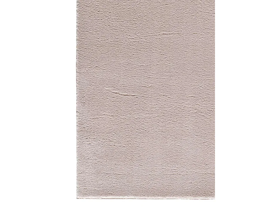 Tapis lavable antidérapant - uni - rose poudré - 120 x 170 cm - LOFT