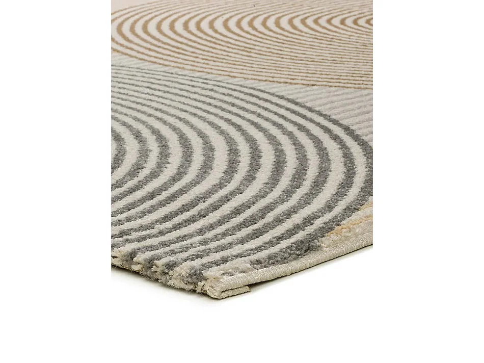 Tapis intérieur - géométrique - beige - 200 x 290 cm - GARDEN