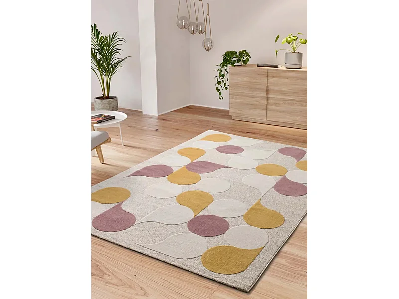 Tapis intérieur - géométrique - multicolore - 160 x 230 cm - FLASHY