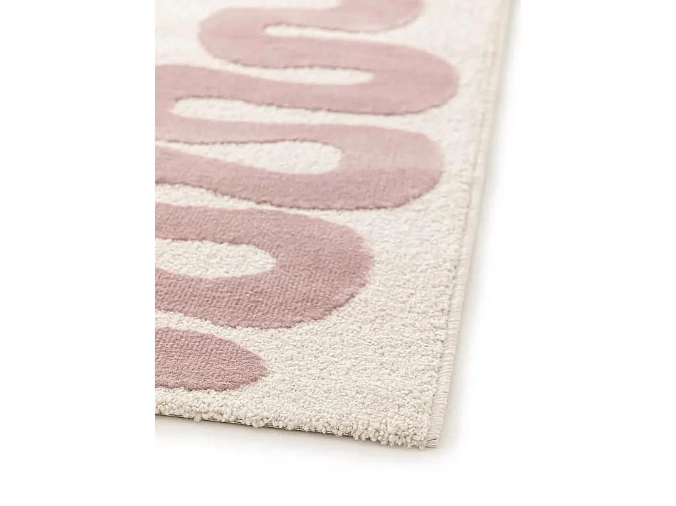 Tapis intérieur - moderne - rose - 120 x 170 cm - FLASHY