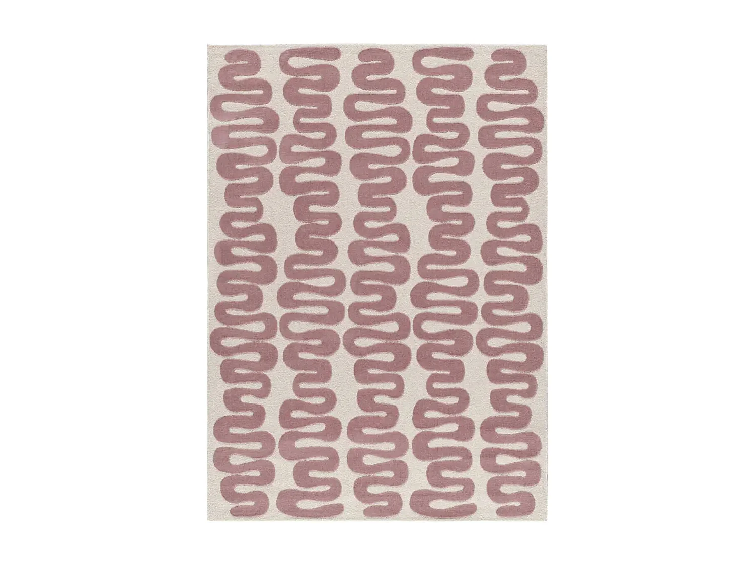 Tapis intérieur - moderne - rose - 160 x 230 cm - FLASHY