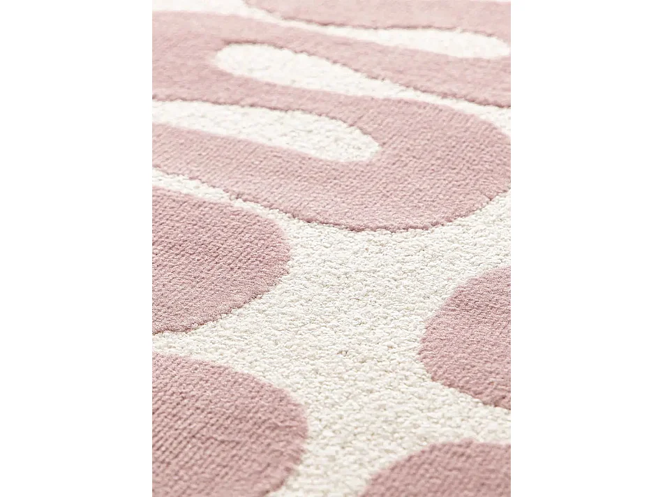 Tapis intérieur - moderne - rose - 160 x 230 cm - FLASHY