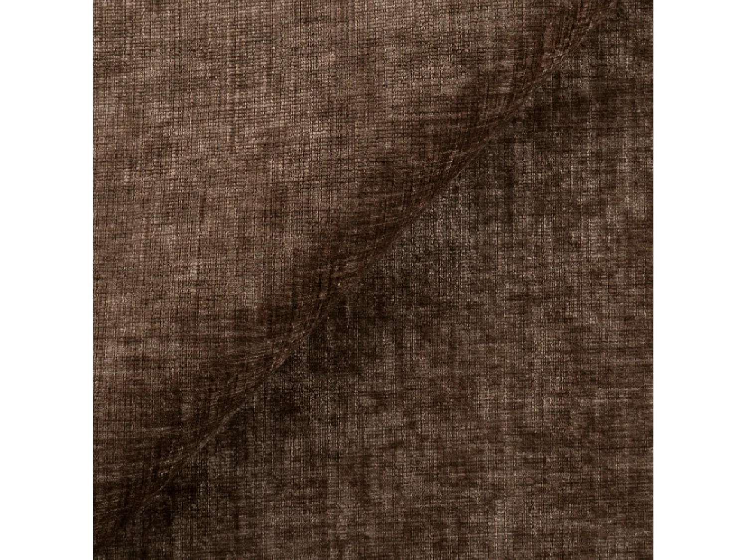 Canapé convertible angle droit 5 places velours texturé brun expresso YUMA