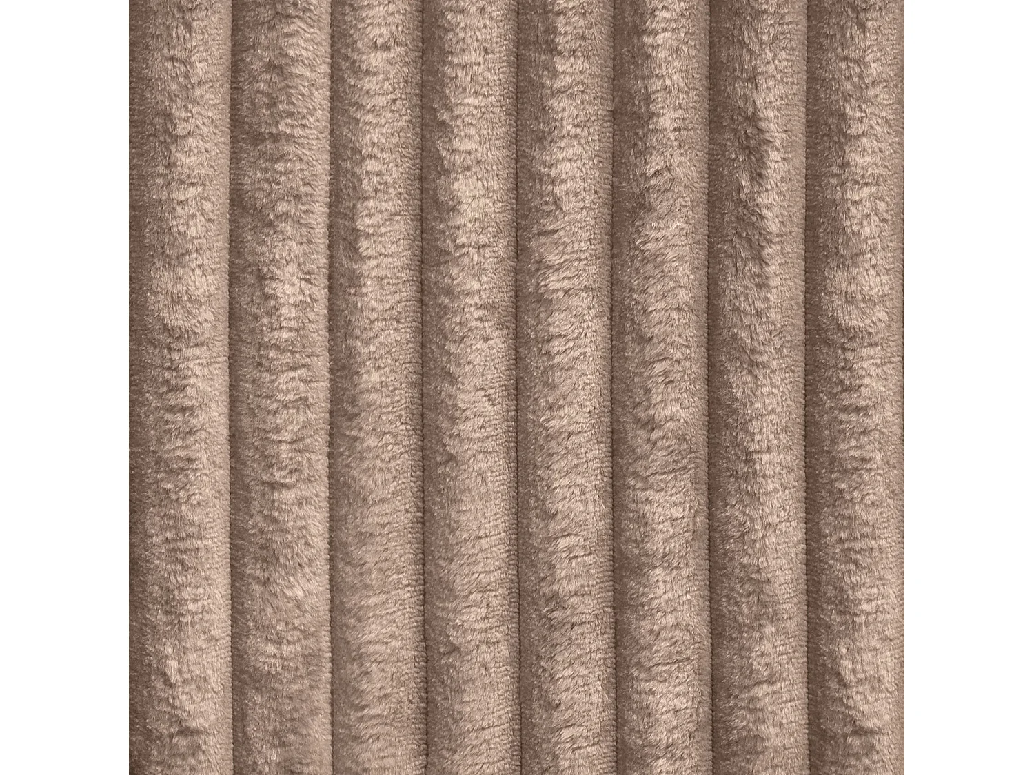 Canapé d'angle gauche convertible velours côtelé XXL taupe 257cm SASHA