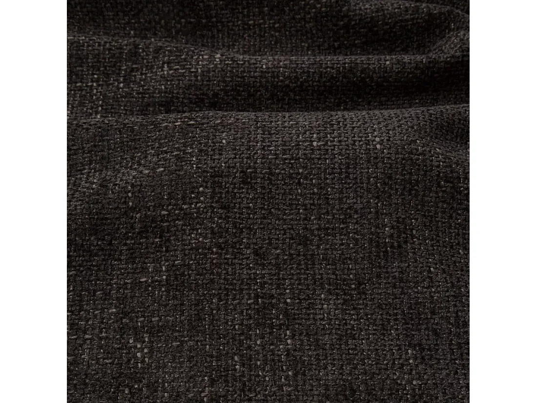 Canapé d'angle gauche convertible 4 places velours tramé antracite LIVIA