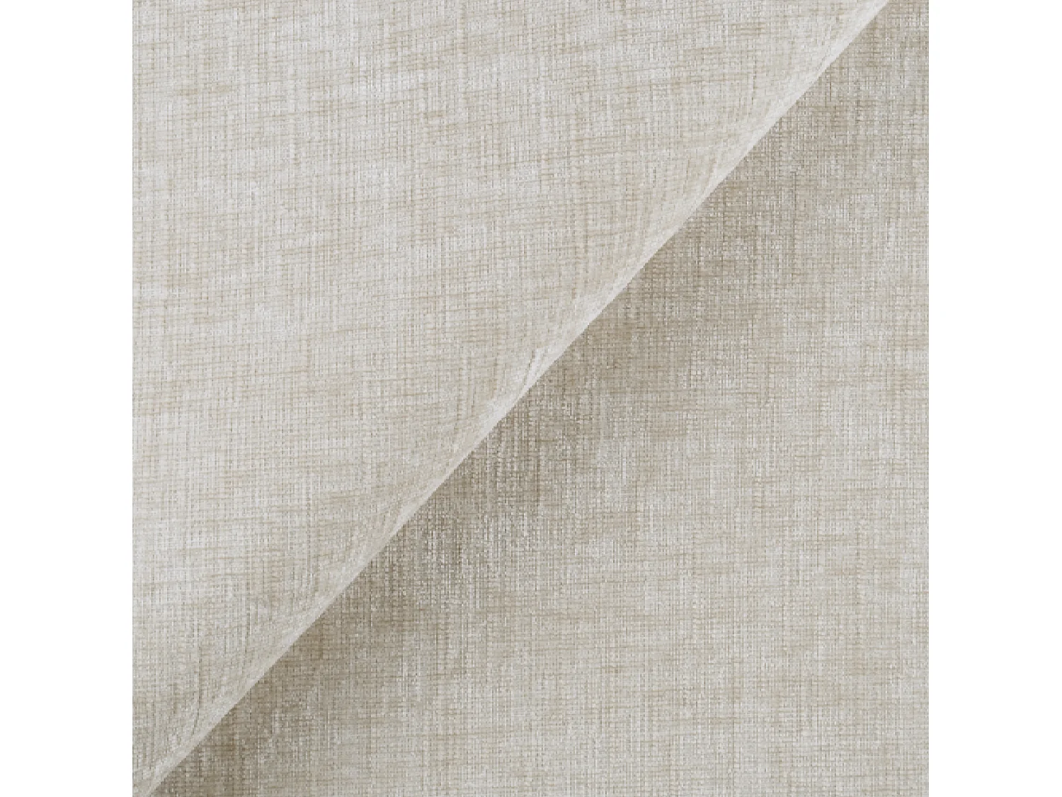 Canapé convertible 4 places velours texturé beige YUMA