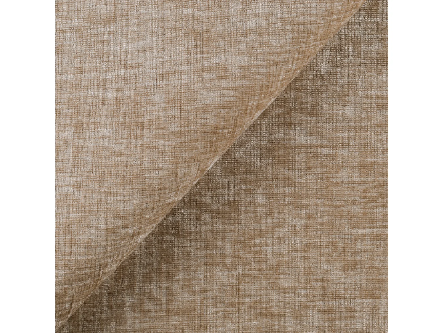 Canapé convertible 4 places velours texturé taupe YUMA