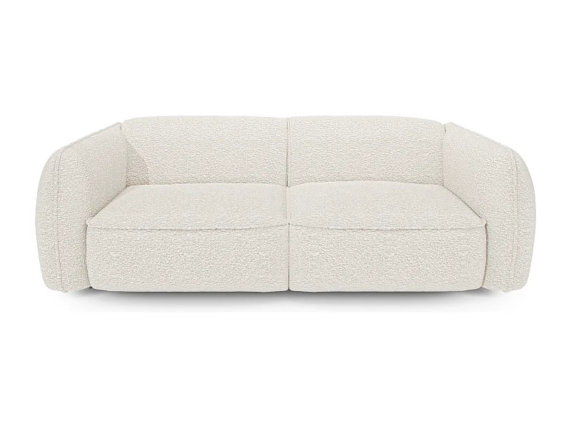 Canapé 3 places bouclette crème LIVIA