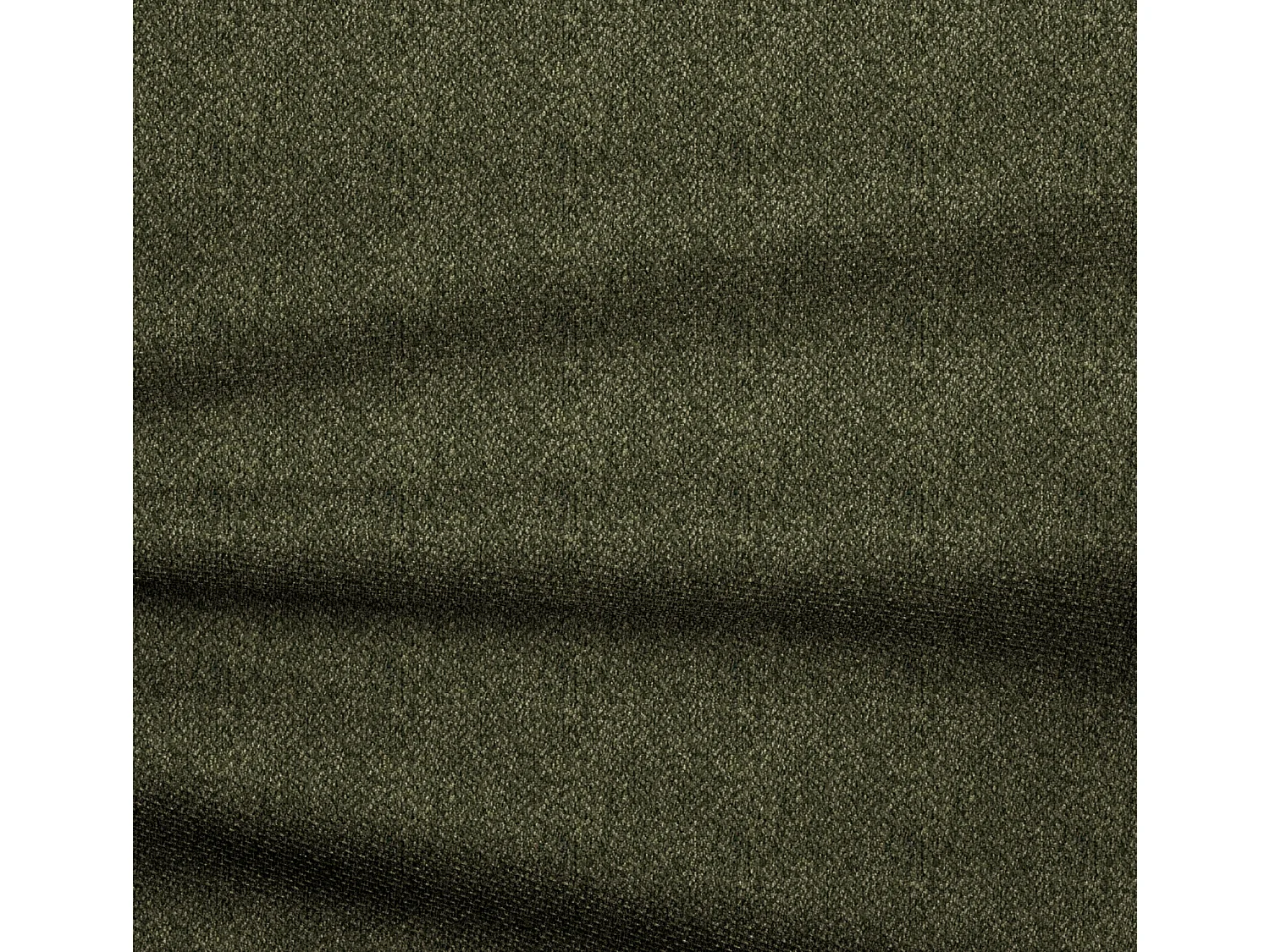 Canapé gauche 5 places tissu tramé vert olive 310cm MYRA