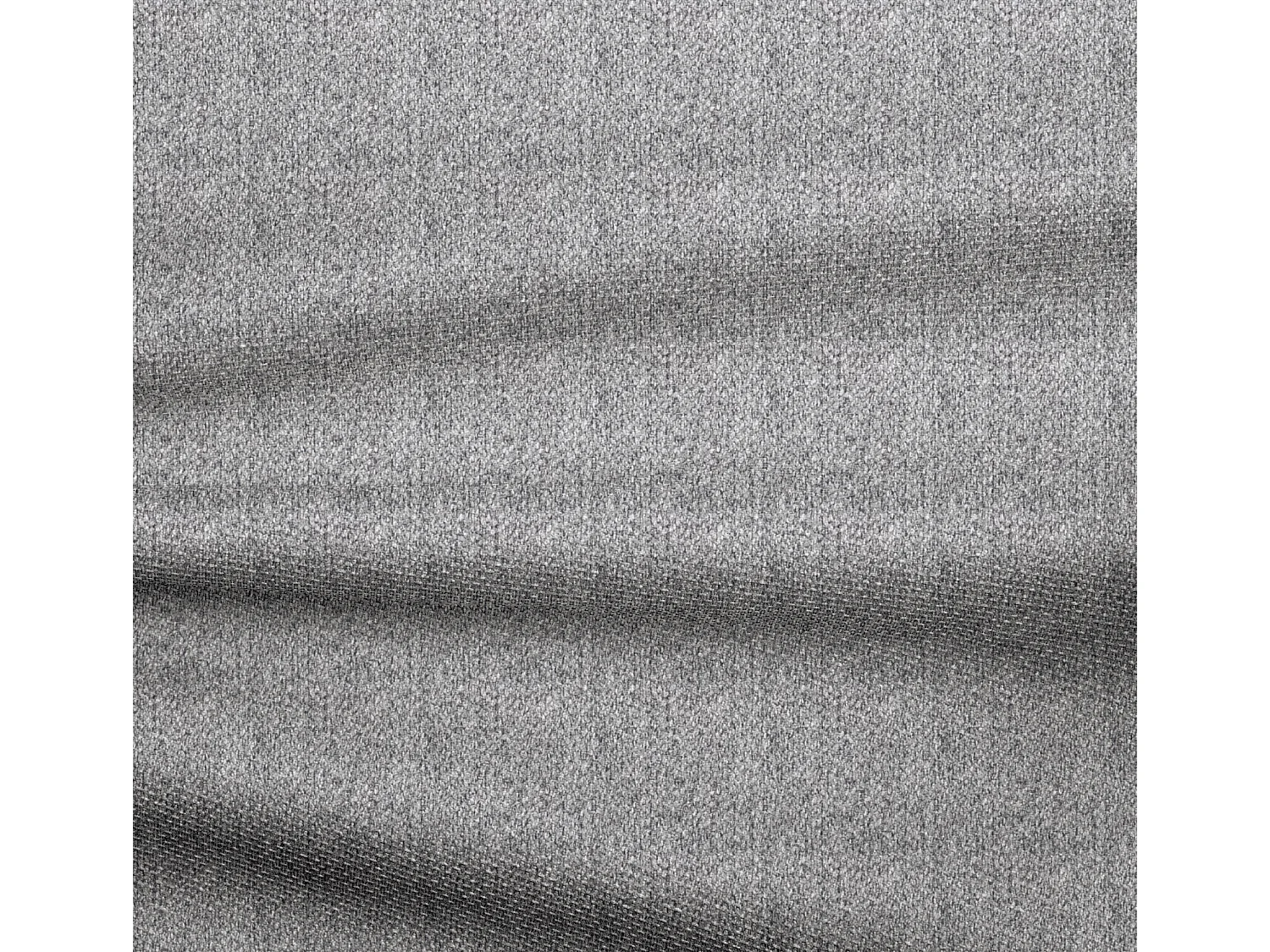 Canapé angle gauche ouvert tissu tramé gris clair 5 places MYRA