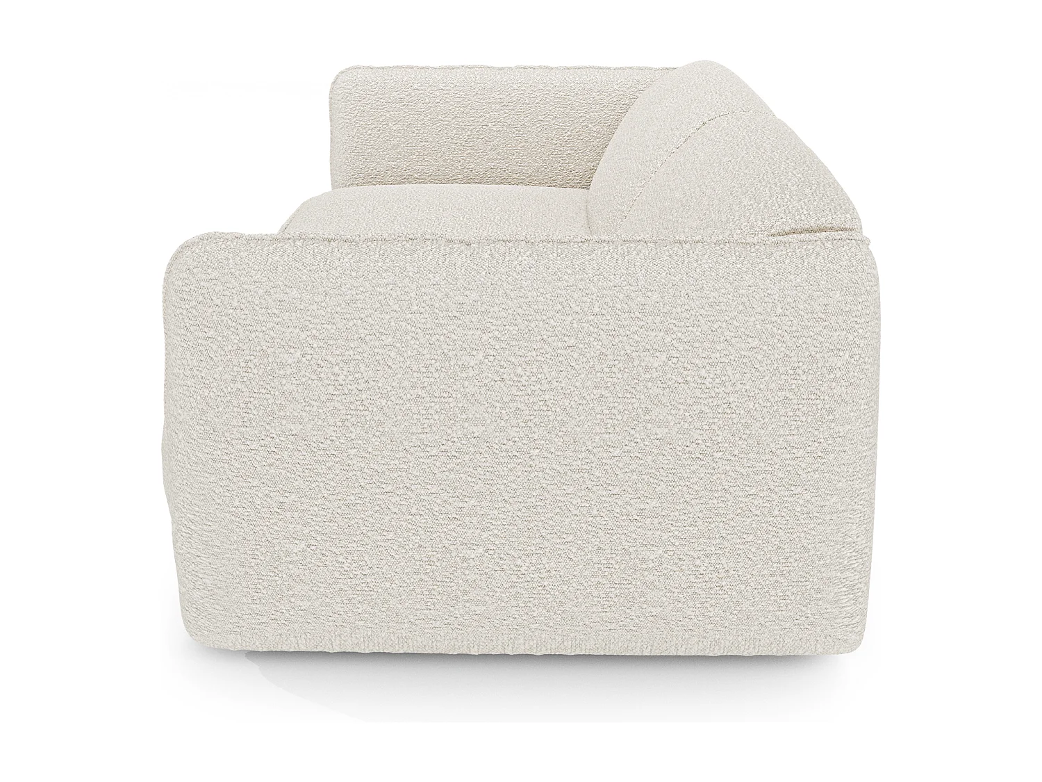 Canapé 4 places bouclette crème LIVIA