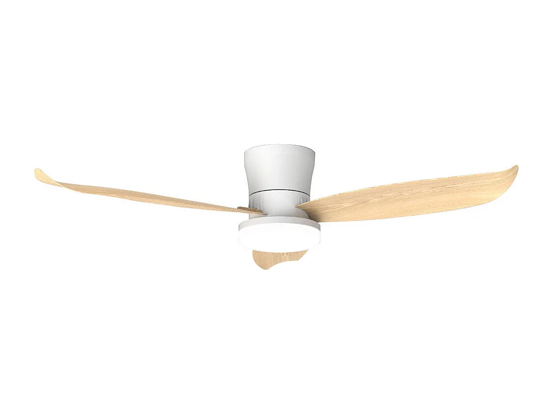 Ventilateur Plafond LED BOREAL D107CM Effet bois