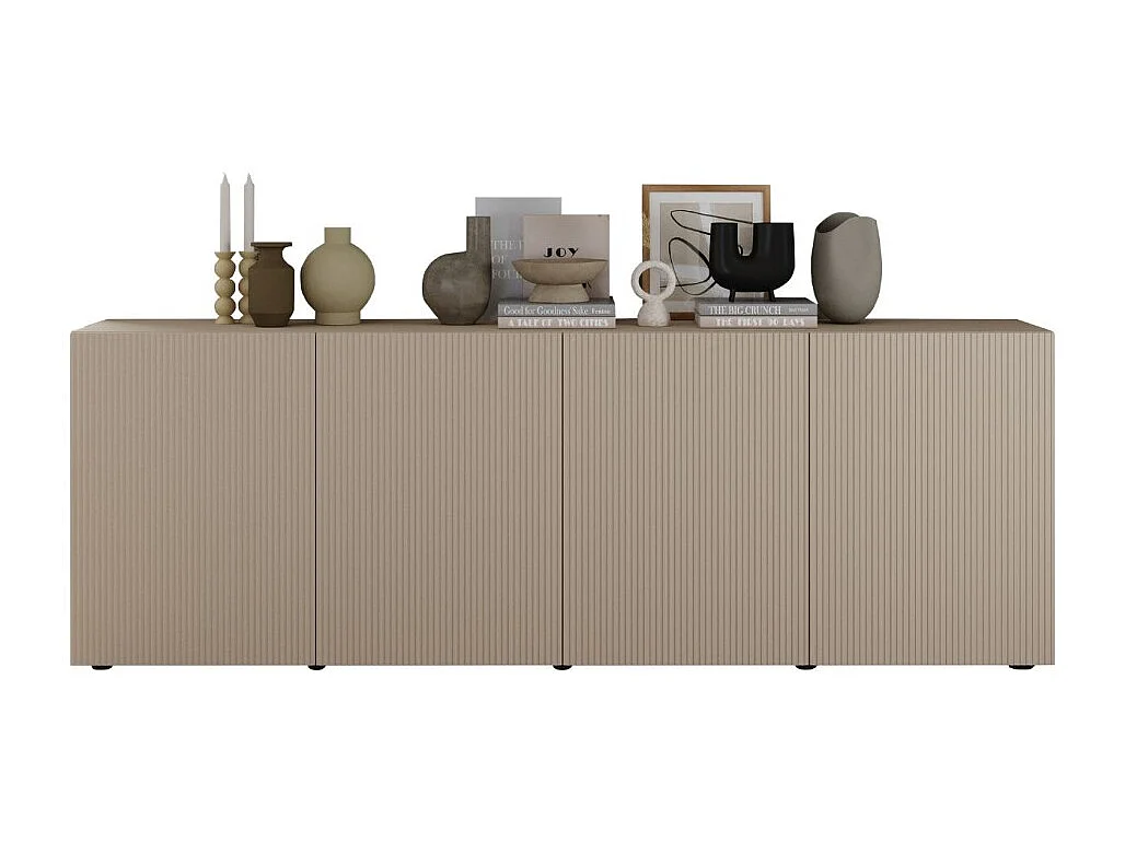 Buffet SCENA – 241×84×42 cm – 4 deuren – Kasjmier