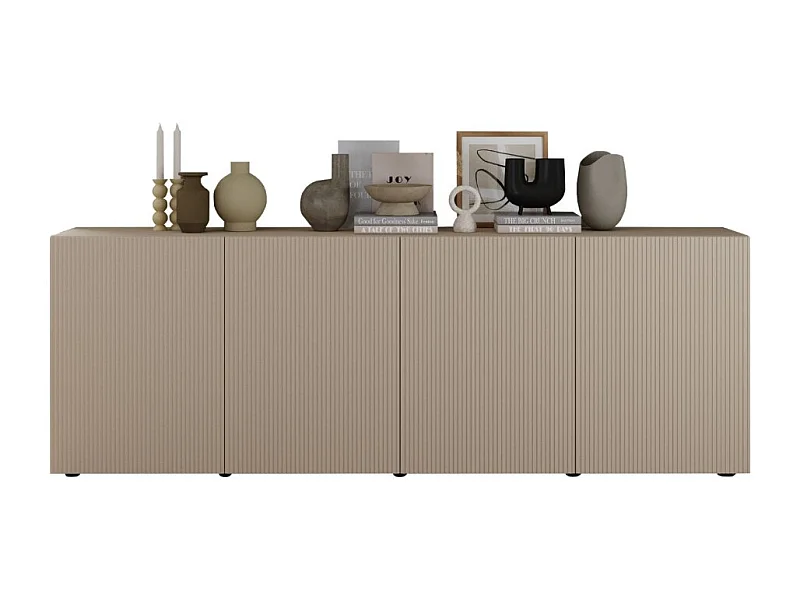 Buffet SCENA – 241×84×42 cm – 4 deuren – Kasjmier
