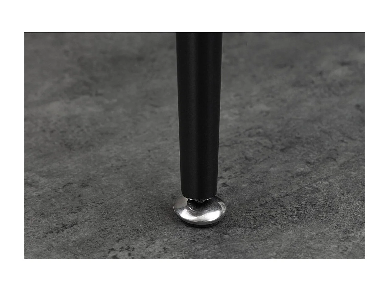 Table extensible CALDERO 120–160 cm – Table contemporaine aspect chêne sauvage et métal