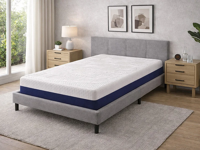 Colchão de epuma SONHO CERVINO LATEX 135x190 cm, altura 20 cm, com 2 cm de látex