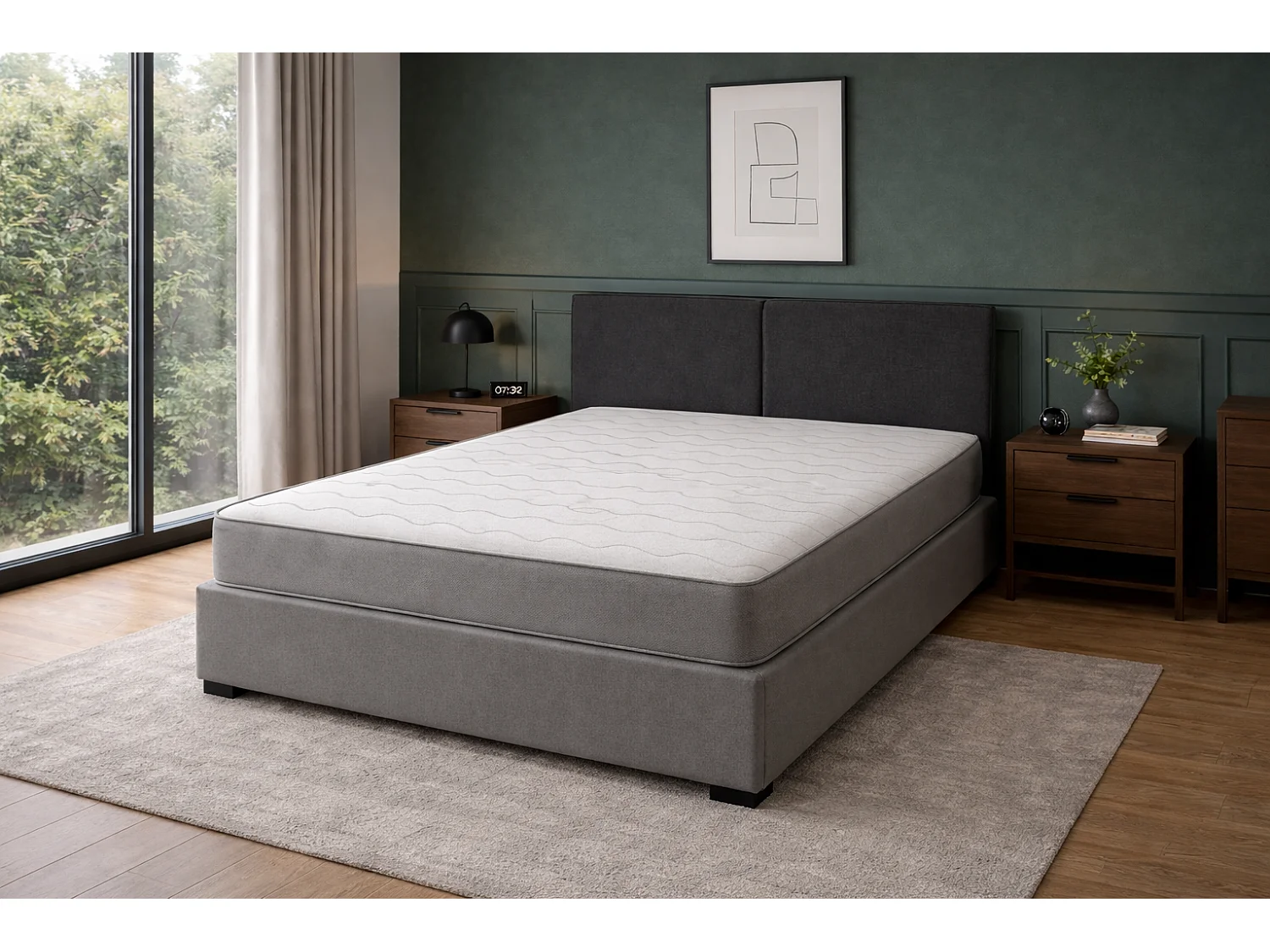 Set Schaumtoffmatratze 80x180 cm SHIRA SONHO mit Matratzenchoner und Kien