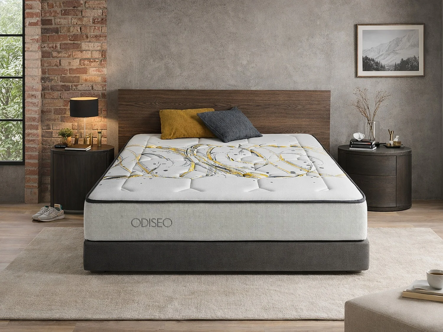 Materao SONHO ODISEO LATEX 140x200 cm – Altezza 30 cm con 2 cm di lattice per lato