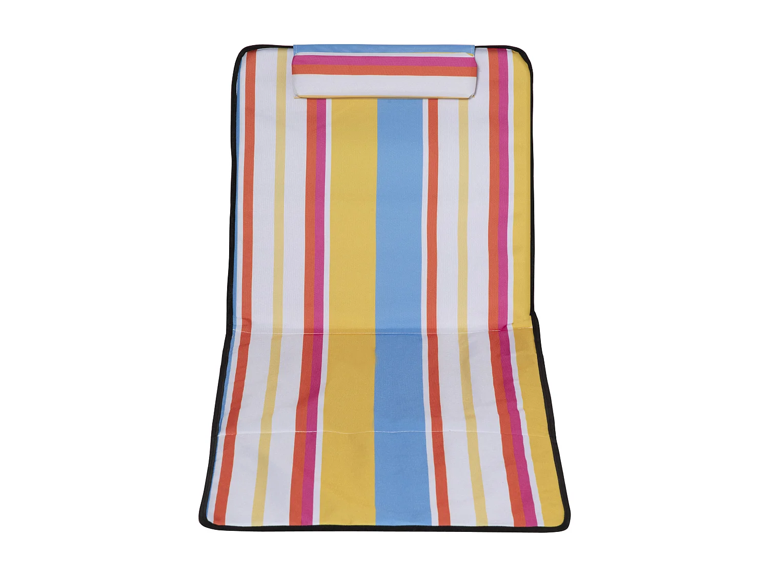 Set 2 sdraio da spiaggia con schienale regolabile poggiatesta colorati