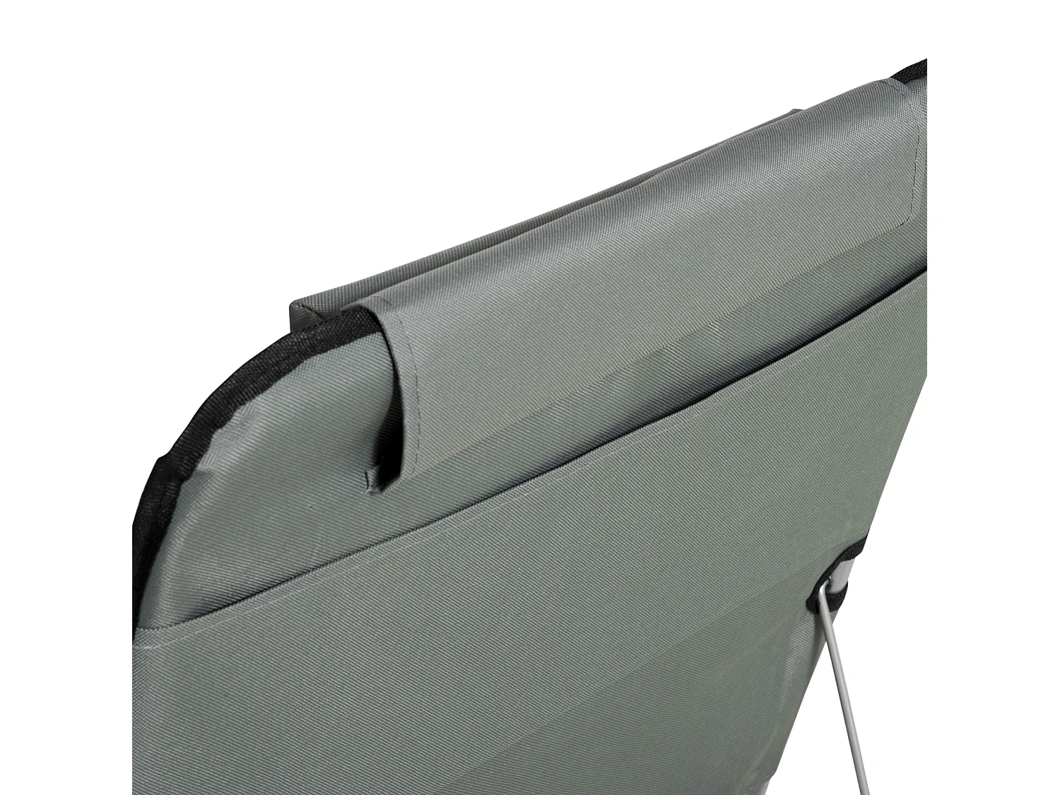 Set 2 lettini mare pieghevoli con schienale regolabile e borsa grigio