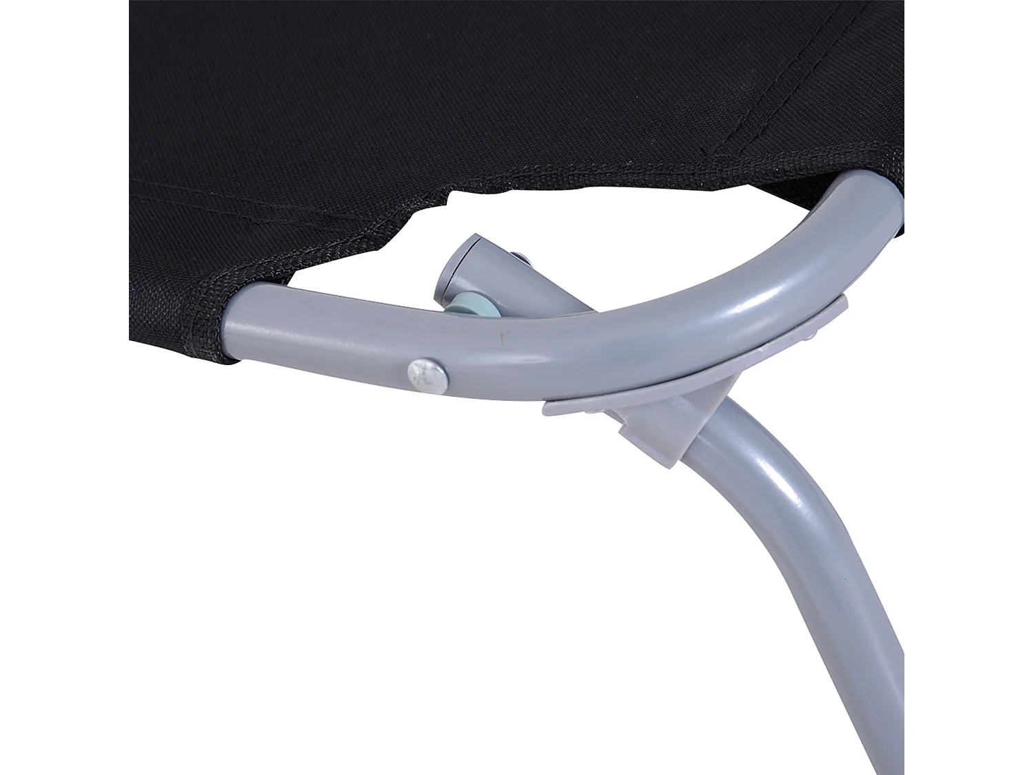 Sdraio Pieghevole con Schienale Regolabile in Tessuto Oxford per Giardino Spiaggia Piscina