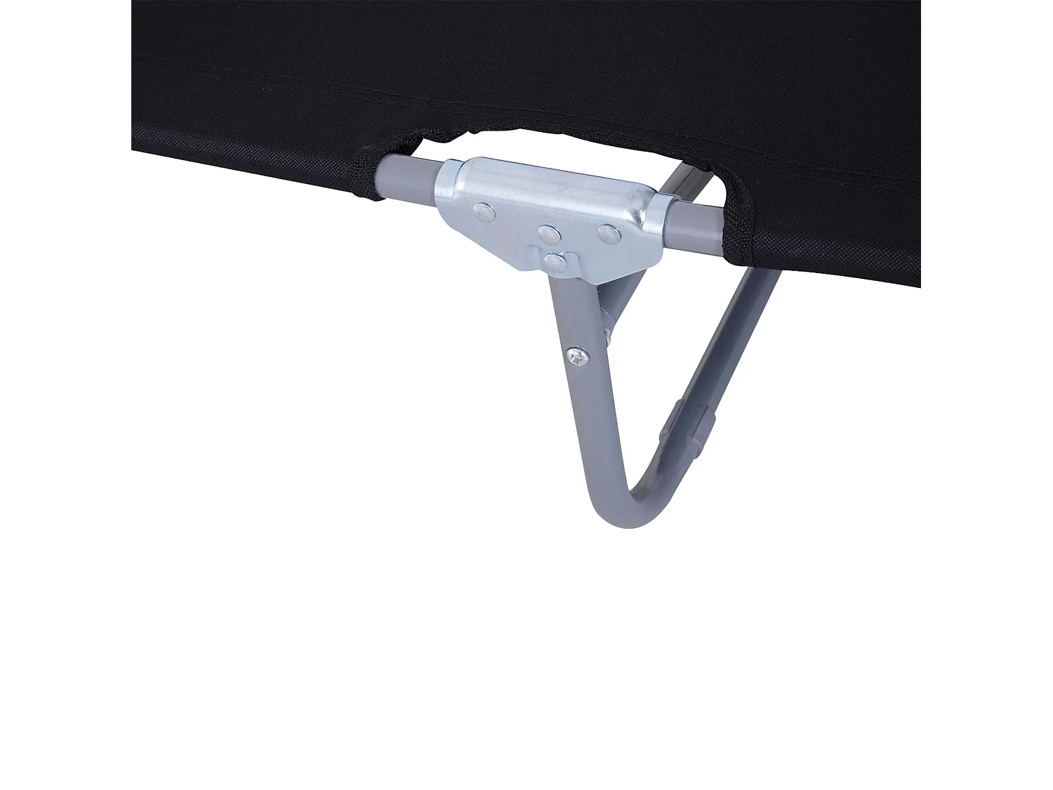 Sdraio Pieghevole con Schienale Regolabile in Tessuto Oxford per Giardino Spiaggia Piscina