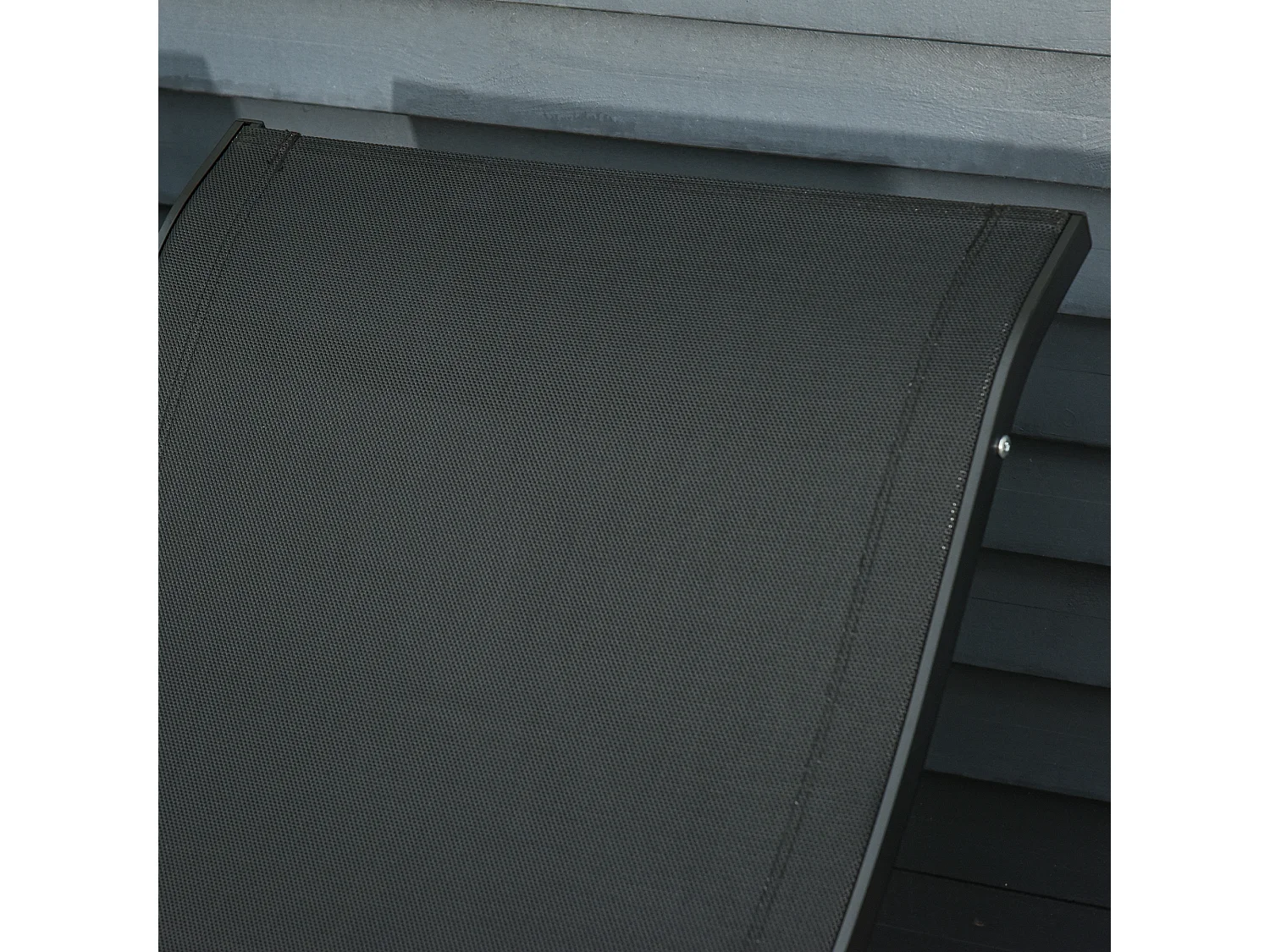 Set 2 sdraio da giardino pieghevoli in alluminio e textilene