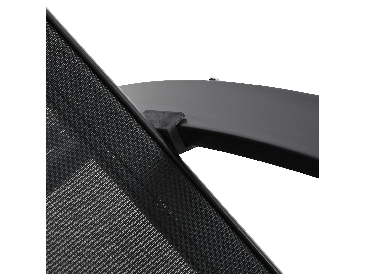 Set 2 sdraio da giardino e 1 tavolino con ripiano nero