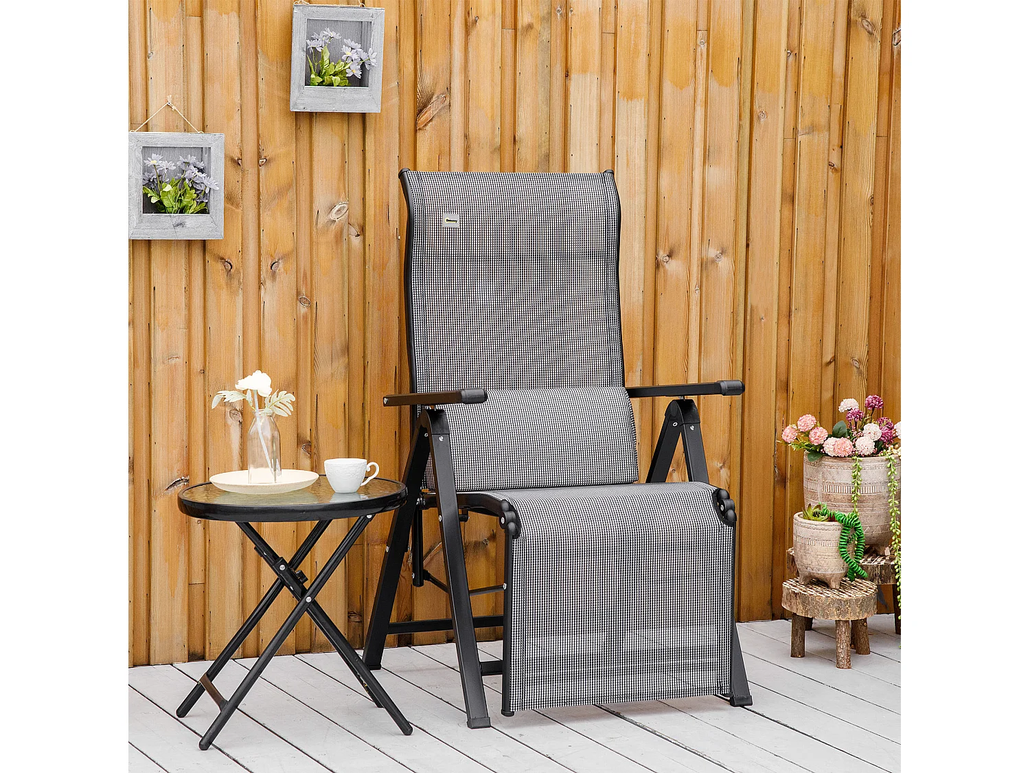 Sdraio zero gravity pieghevole e reclinabile a 9 livelli