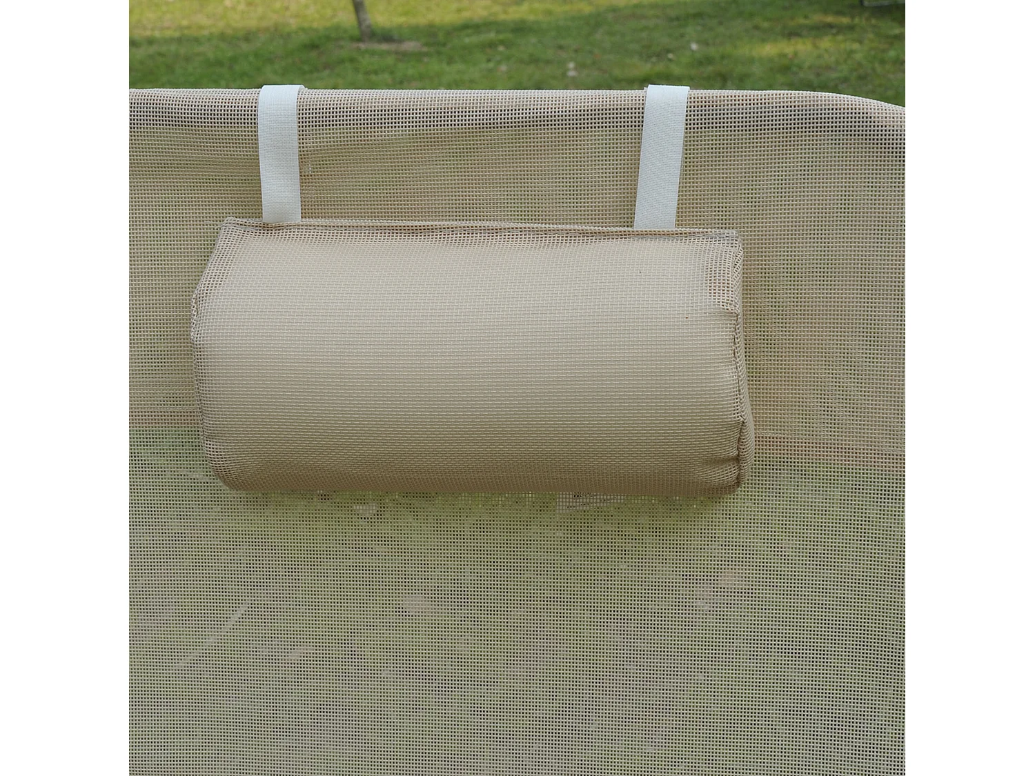 Set 2 sdraio pieghevoli con schienale reclinabile a 4 livelli