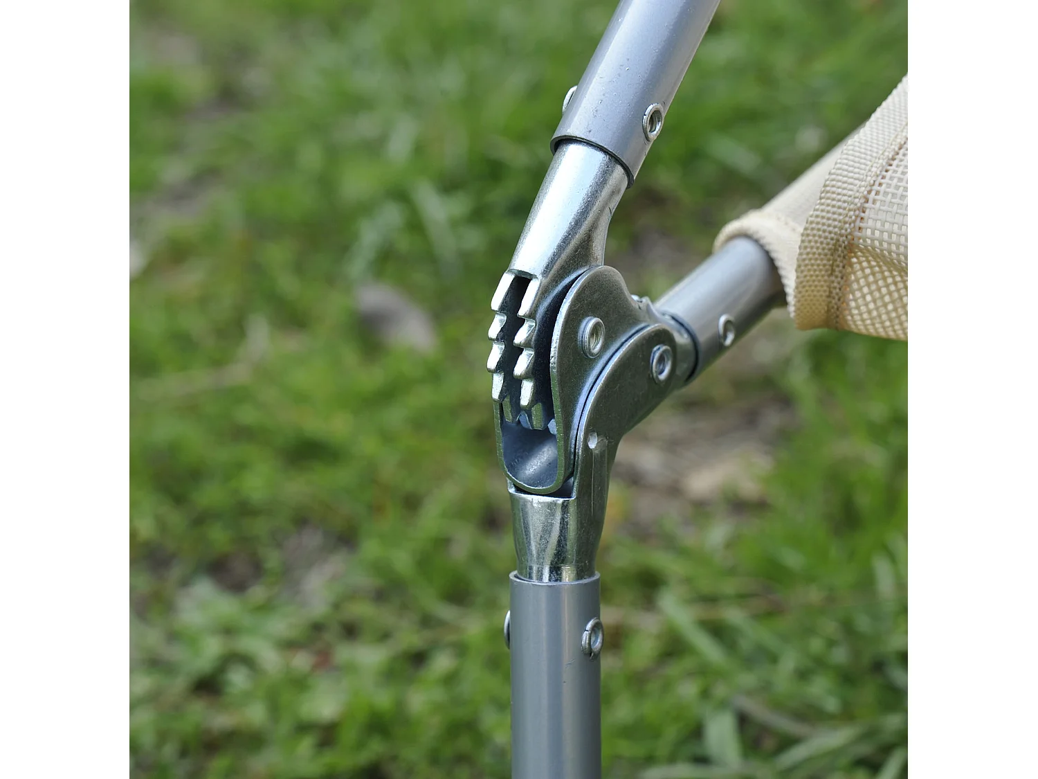 Set 2 sdraio pieghevoli con schienale reclinabile a 4 livelli