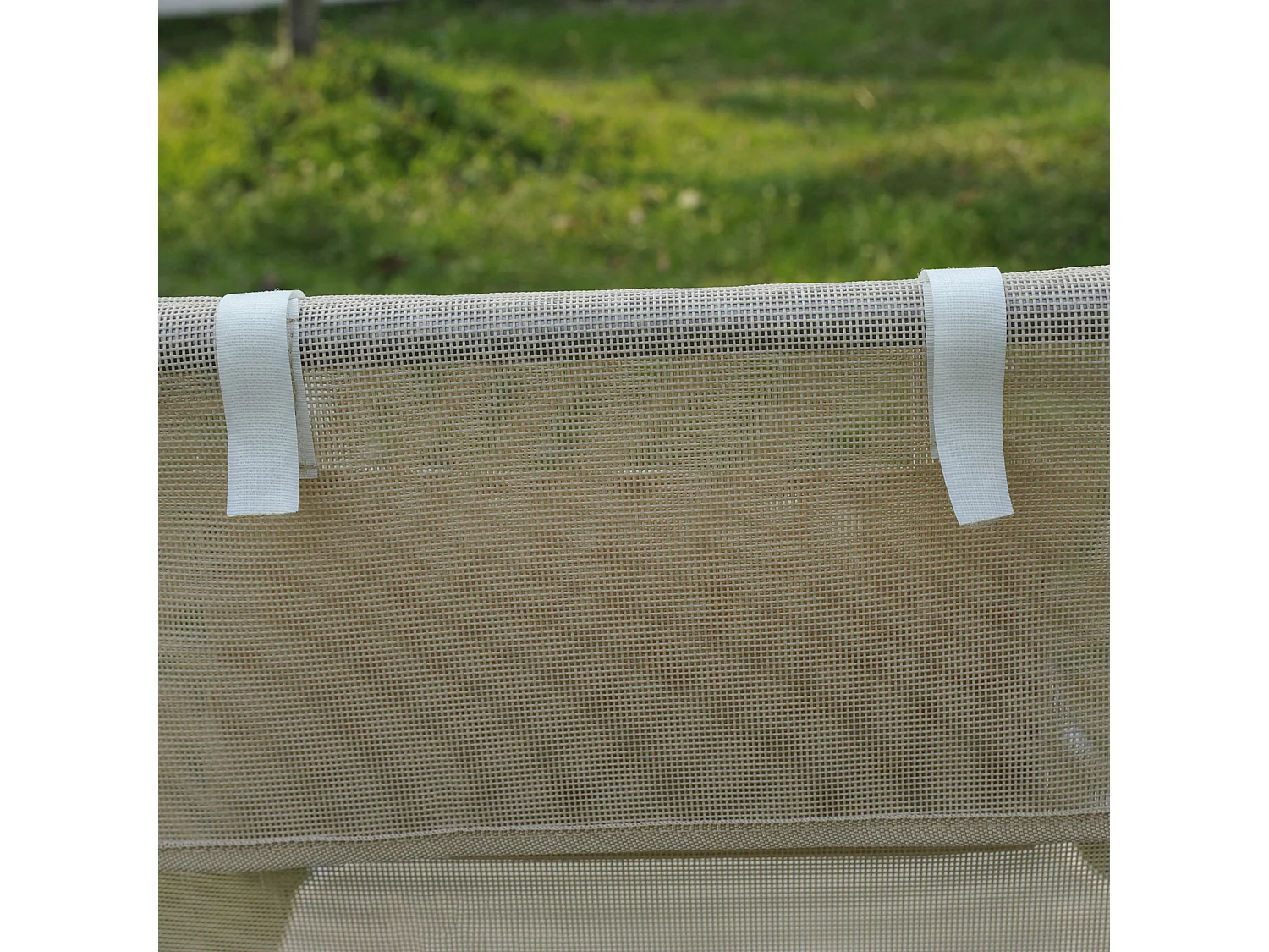 Set 2 sdraio pieghevoli con schienale reclinabile a 4 livelli