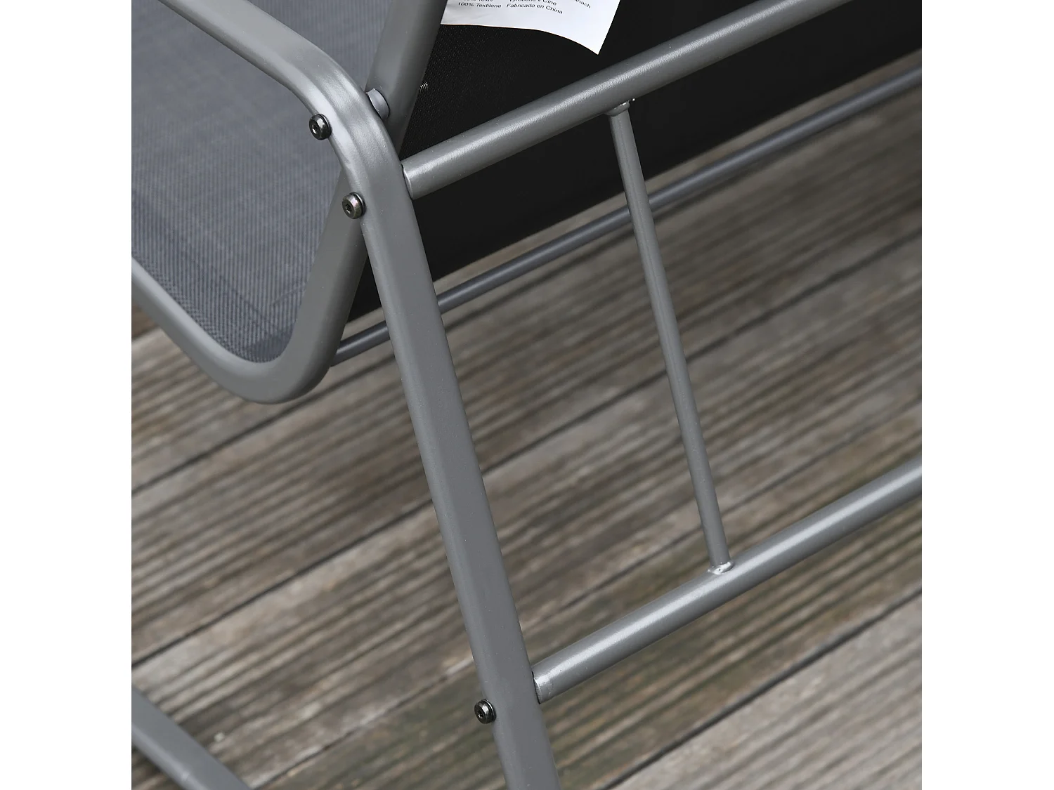 Set Salotto da Giardino 4 Pezzi con Divano 2 Posti 2 Sedie e Tavolino in Vetro Temperato