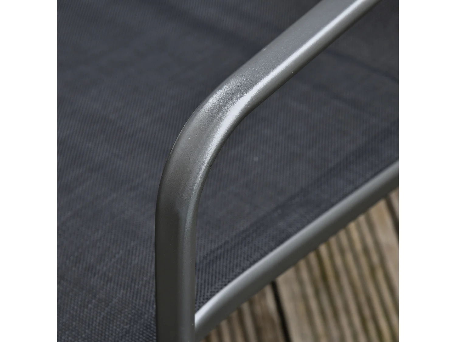 Set Salotto da Giardino 4 Pezzi con Divano 2 Posti 2 Sedie e Tavolino in Vetro Temperato