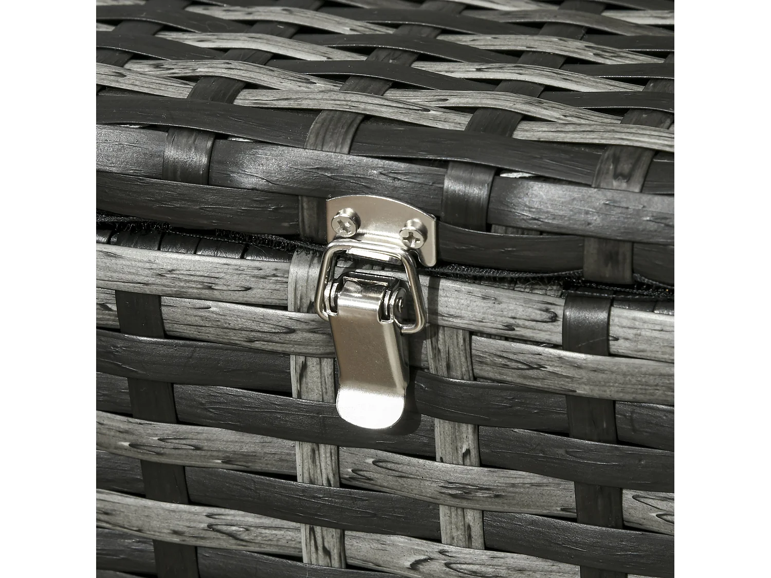 Set da esterno 6pz con 2 tavolini, 2 divani e 2 poltrone grigio